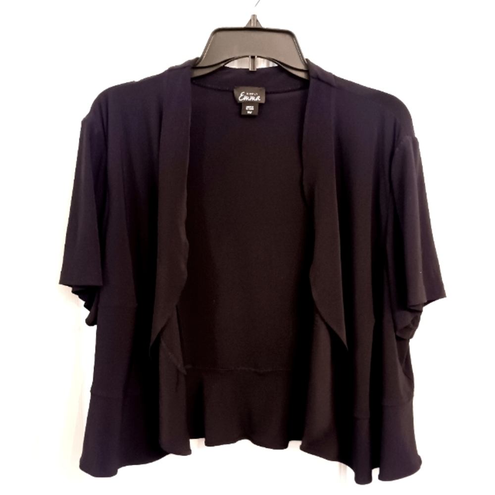 Black Simply Emma Shrug Size 14W